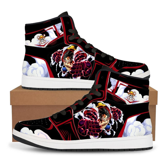 One Piece Luffy Gear 4 High-Top Sneakers