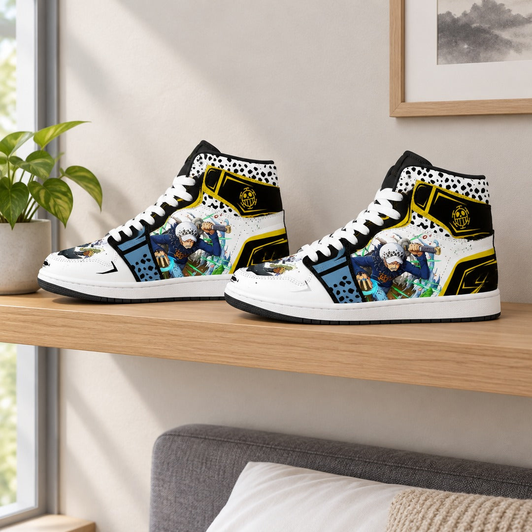 One Piece Trafalgar Law High Top Sneakers