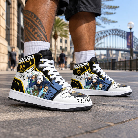 One Piece Trafalgar Law High Top Sneakers
