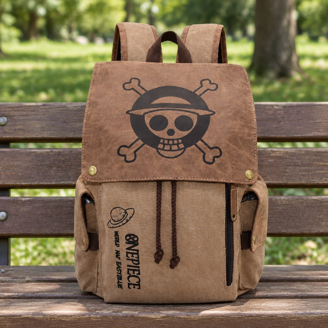 One Piece Vintage Canvas Backpack