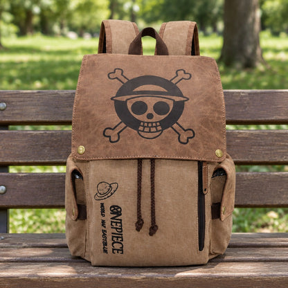 One Piece Vintage Canvas Backpack