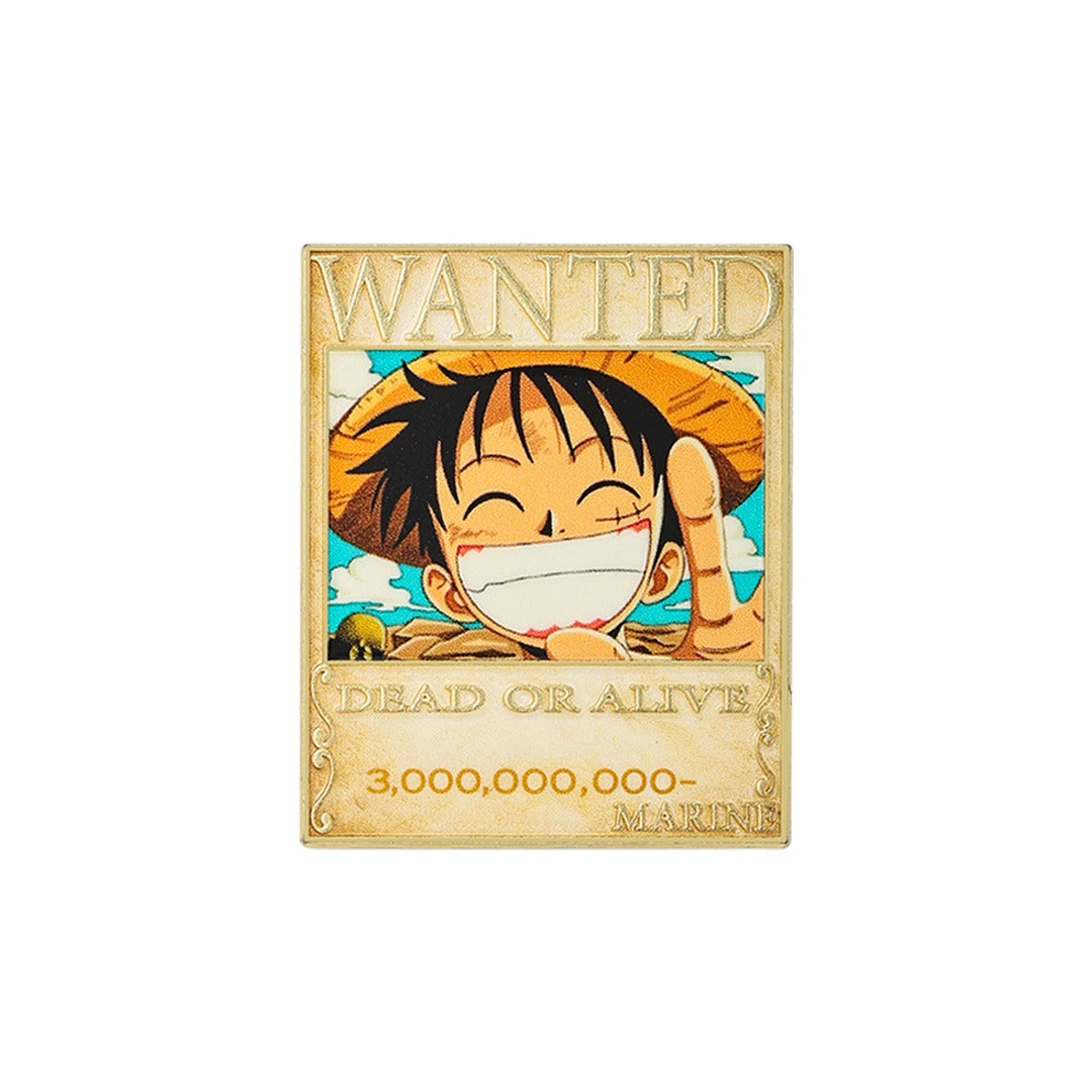 One Piece Wanted Poster Enamel Pin Set
