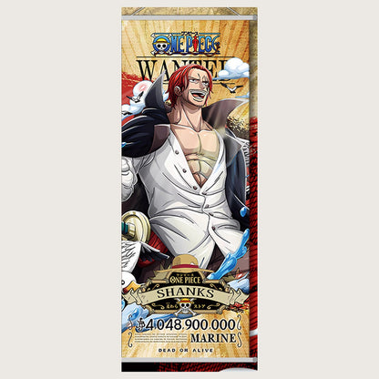 One Piece Wanted Poster Wall Scroll